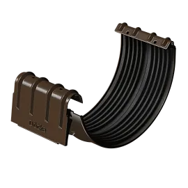 Docke STAL PREMIUM Соединитель желобов D125 (Каштан 8017)