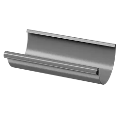 Docke STAL STANDARD Желоб полукруглый D125 3 м (RAL 7024, темно-серый)
