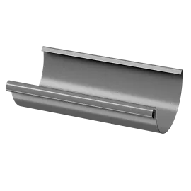 Docke STAL STANDARD Желоб полукруглый D125 3 м (RAL 7024, темно-серый)