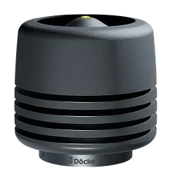 Docke PREMIUM/ Выход вентиляционный ИЗЛ-125/700/ Колпак/ Чёрный