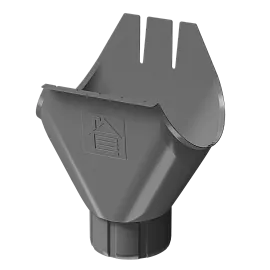 Docke STAL PREMIUM Воронка желоба 125/90 (Графит 7024)