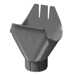Docke STAL STANDARD Воронка желоба 125/90 (RAL 7024, темно-серый)