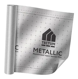 Алюминизированная отражающая пароизоляционная пленка Tectum Metallic 75м.кв. Китай