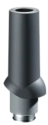 Docke PREMIUM/ Выход вентиляционный ИЗЛ-125/700/ Труба/ Чёрный