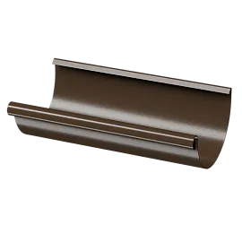 Docke STAL STANDARD Желоб полукруглый D125 3 м (RAL 8017, коричневый)