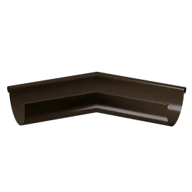 Docke STAL PREMIUM Угол внешний 135° D125 (Каштан 8017)