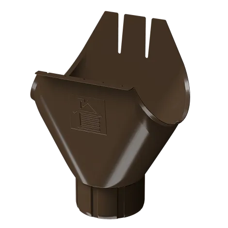 Docke STAL PREMIUM Воронка желоба 125/90 (Каштан 8017)
