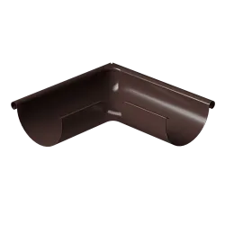 Döcke STAL PREMIUM Угол внешний 90⁰ D125 (Шоколад 8019)