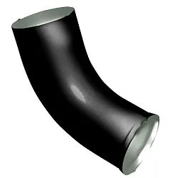 Колено стока Grand Line ПЭ 90мм RAL 9005 черный