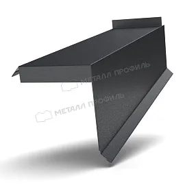 Планка сегментная торцевая левая 400 мм (PureTech_Mat-20-7024-0.5)