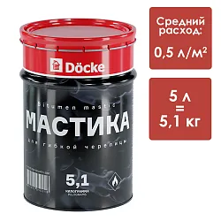 Мастика для гибкой черепицы 5,1 кг (5 л)