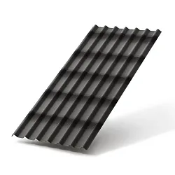 Лист ONDULINE Черепица x5 SR-150 серый 3D (графит) 1,95х0,96 м РФ
