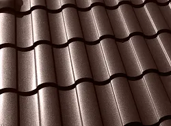 Металлочерепица кредо 0,5 Satin Мatt RAL 8017 Шоколад
