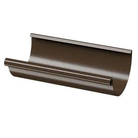 Döcke STAL PREMIUM Желоб полукруглый D125 3 м (Каштан 8017)