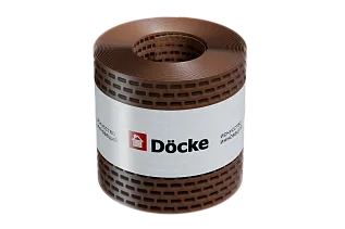 Лента вентиляционная полипропилен DOCKE 100х5000 коричневый
