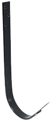 Крюк длинный Grand Line ПУ 125мм RAL 7024 мокрый асфальт