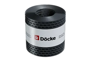 Лента вентиляционная полипропилен DOCKE 100х5000 черная