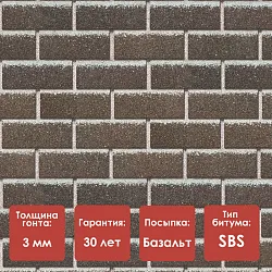 Фасадная плитка Döcke PREMIUM/ BRICK/ Зрелый Каштан