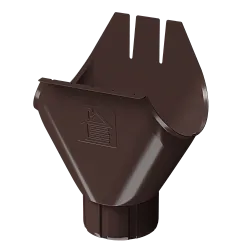 Döcke STAL PREMIUM Воронка желоба 125/90 (Шоколад 8019)