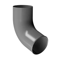 Docke STAL STANDARD Отвод трубы D90 (RAL 7024, темно-серый)