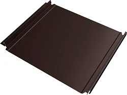 Кликфальц Double Pro GL 0,45 ПЭ с пленкой на замках RAL 8017 шоколад