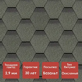 Гибкая черепица Döcke PIE STANDARD/ СОТА/ Зеленый