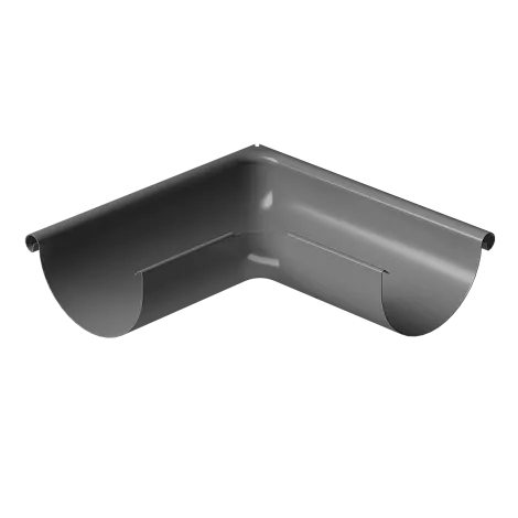 Docke STAL PREMIUM Угол внешний 90° D125 (Графит 7024)