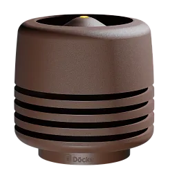 Docke PREMIUM/ Выход вентиляционный ИЗЛ-125/700/ Колпак/ Светло-коричневый