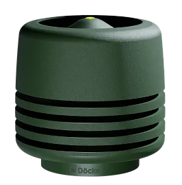 Docke PREMIUM/ Выход вентиляционный ИЗЛ-125/700/ Колпак/ Зелёный