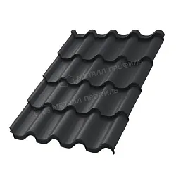 Металлочерепица МП Монтерроса-M (PureTech_Mat-20-7024-0.5)