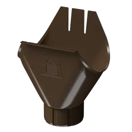 Docke STAL STANDARD Воронка желоба 125/90 (RAL 8017, коричневый)