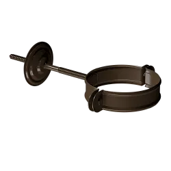 Docke STAL PREMIUM Хомут трубы D90 (Каштан 8017)