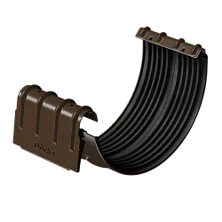 Docke STAL STANDARD Соединитель желобов D125 (RAL 8017, коричневый)