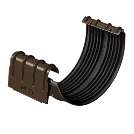 Docke STAL STANDARD Соединитель желобов D125 (RAL 8017, коричневый)
