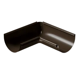 Docke STAL PREMIUM Угол внутренний 90° D125 (Каштан 8017)