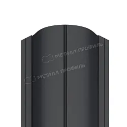 Штакетник металлический МЕТАЛЛ ПРОФИЛЬ ELLIPSE-O 19х126 (ПЭ-01-7024\Color-0.4)
