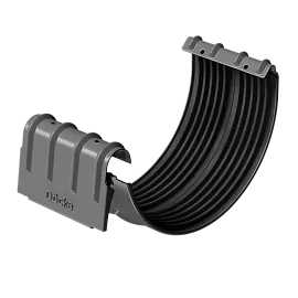 Docke STAL STANDARD Соединитель желобов D125 (RAL 7024, темно-серый)