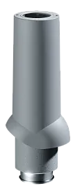 Docke PREMIUM/ Выход вентиляционный ИЗЛ-125/700/ Труба/ Серый