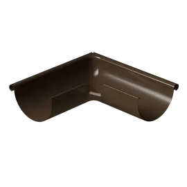 Docke STAL PREMIUM Угол внешний 90° D125 (Каштан 8017)