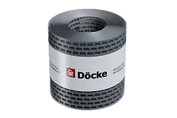 Лента вентиляционная полипропилен DOCKE 100х5000 серый графит