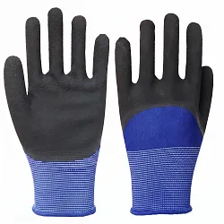 Перчатки синт.синие с черным обливом ADMIRAL L-XL (9-10) Арт. ПР-Л316