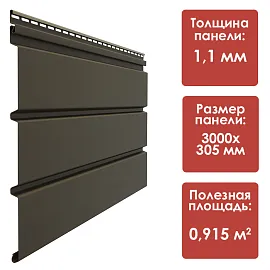 Döcke PREMIUM Софит сплошной (Шоколад)