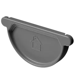 Docke STAL STANDARD Заглушка желоба D125 (RAL 7024, темно-серый)