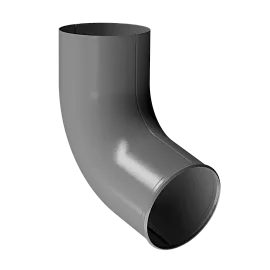 Docke STAL PREMIUM Отвод трубы D90 (Графит 7024)