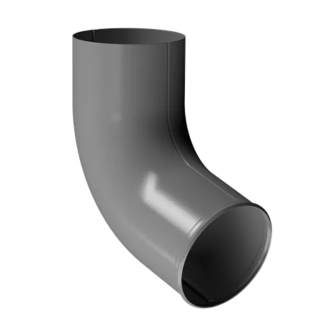 Docke STAL PREMIUM Отвод трубы D90 (Графит 7024)