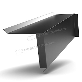 Планка сегментная торцевая правая 400 мм (PURMAN-20-9005-0.5)