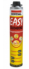 Клей строительный полиуретановый пистолетный "Soudal" SOUDABOND Easy 750мл