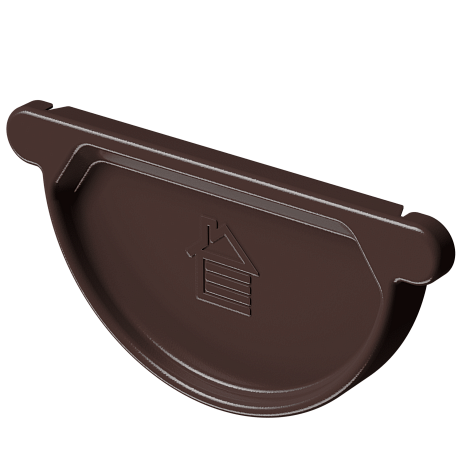 Döcke STAL PREMIUM Заглушка желоба D125 (Шоколад 8019)