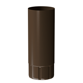 Döcke STAL PREMIUM Труба водосточная D90 1 м (Каштан 8017)