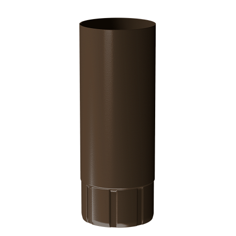 Döcke STAL PREMIUM Труба водосточная D90 1 м (Каштан 8017)